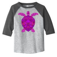 Psychedelic Turtle Toddler Fine Jersey T-Shirt
