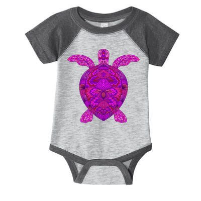 Psychedelic Turtle Infant Baby Jersey Bodysuit