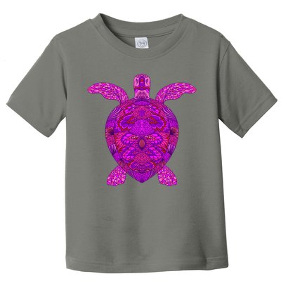 Psychedelic Turtle Toddler T-Shirt