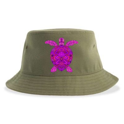 Psychedelic Turtle Sustainable Bucket Hat