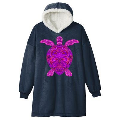 Psychedelic Turtle Hooded Wearable Blanket