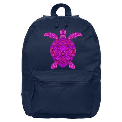 Psychedelic Turtle 16 in Basic Backpack