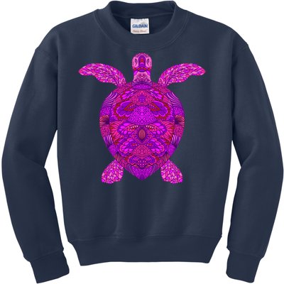 Psychedelic Turtle Kids Sweatshirt