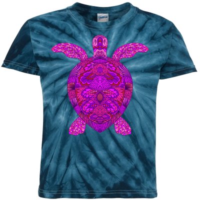 Psychedelic Turtle Kids Tie-Dye T-Shirt