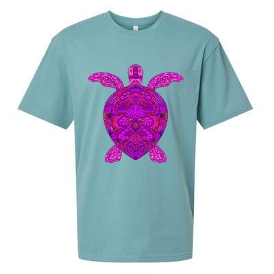 Psychedelic Turtle Sueded Cloud Jersey T-Shirt