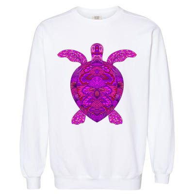 Psychedelic Turtle Garment-Dyed Sweatshirt