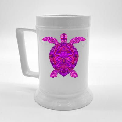 Psychedelic Turtle Beer Stein