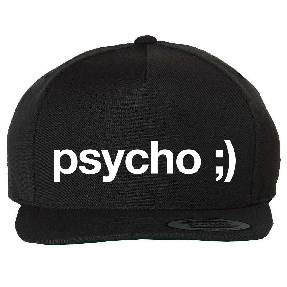 Psycho Wool Snapback Cap