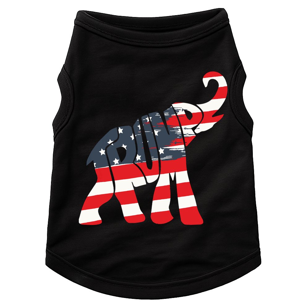 President Trump 2024 Republican Elephant Trump Supporter Doggie Tank
