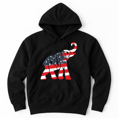 President Trump 2024 Republican Elephant Trump Supporter Hoodie