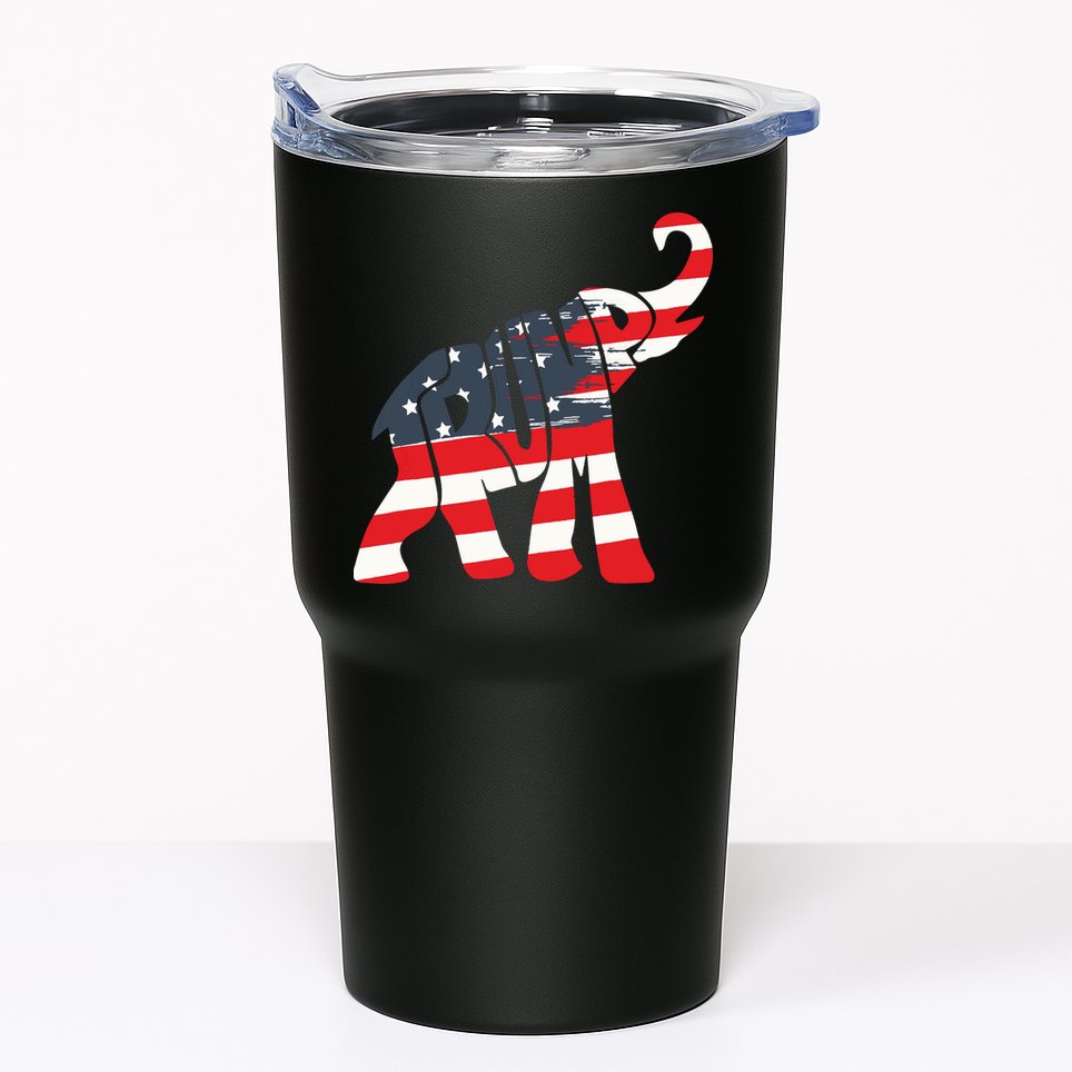 President Trump 2024 Republican Elephant Trump Supporter Tumbler
