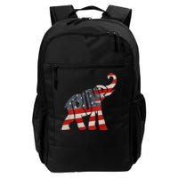 President Trump 2024 Republican Elephant Trump Daily Commute Backpack