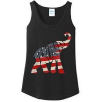 President Trump 2024 Republican Elephant Trump Ladies Essential Tank