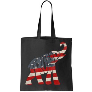 President Trump 2024 Republican Elephant Trump Tote Bag