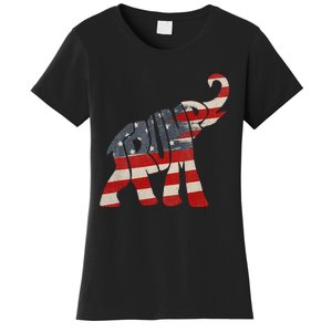 President Trump 2024 Republican Elephant Trump Women's T-Shirt