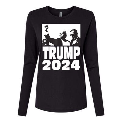 President Trump 2024 Stronger Womens Cotton Relaxed Long Sleeve T-Shirt