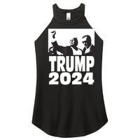 President Trump 2024 Stronger Women's Perfect Tri Rocker Tank