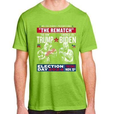 Pro Trump 2024 The Rematch The Don And Crooked Joe Adult ChromaSoft Performance T-Shirt