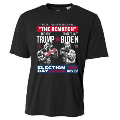 Pro Trump 2024 The Rematch The Don And Crooked Joe Cooling Performance Crew T-Shirt