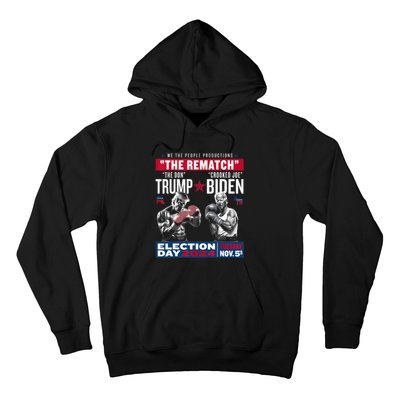 Pro Trump 2024 The Rematch The Don And Crooked Joe Hoodie