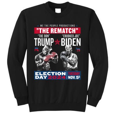 Pro Trump 2024 The Rematch The Don And Crooked Joe Sweatshirt