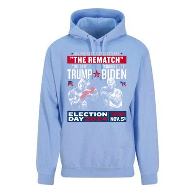 Pro Trump 2024 The Rematch The Don And Crooked Joe Unisex Surf Hoodie