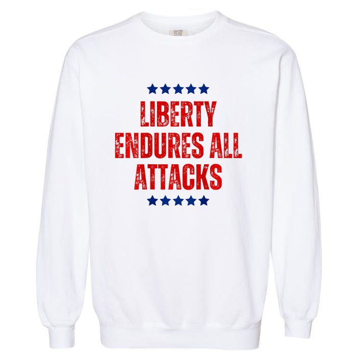 Patriotic Trump 2024 Election Campaign Supporter America Usa Garment-Dyed Sweatshirt