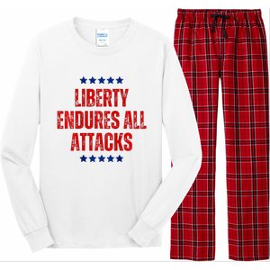 Patriotic Trump 2024 Election Campaign Supporter America Usa Long Sleeve Pajama Set