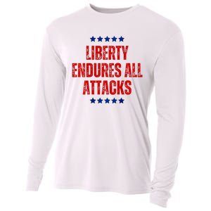 Patriotic Trump 2024 Election Campaign Supporter America Usa Cooling Performance Long Sleeve Crew