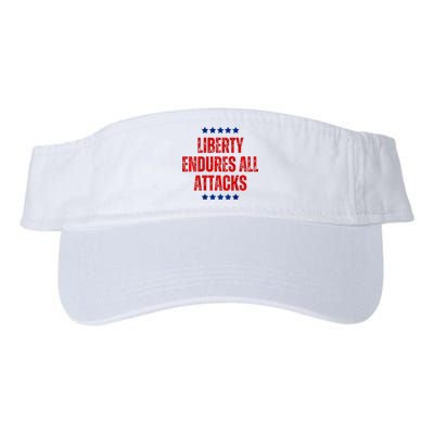 Patriotic Trump 2024 Election Campaign Supporter America Usa Valucap Bio-Washed Visor