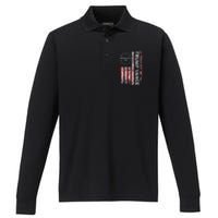 Pro Trump 2024 Trump Vance 2024 Us Flag Republican 2024 President Election Performance Long Sleeve Polo