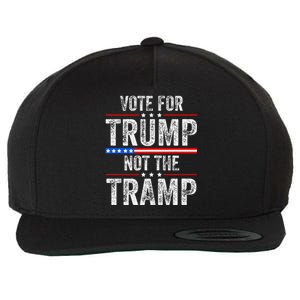 Pro Trump 2024 Funny Vote For Trump Not The Tramp Republican Wool Snapback Cap