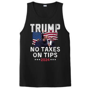 President Trump 2024trending No Tax On Tips Copycat Kamala PosiCharge Competitor Tank