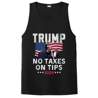 President Trump 2024trending No Tax On Tips Copycat Kamala PosiCharge Competitor Tank