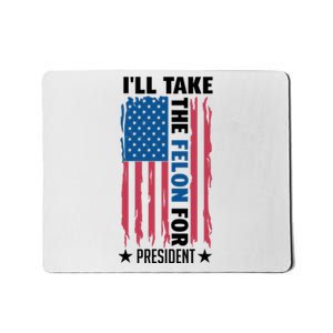 Pro Trump 2024 Commitment Felon President Design Mousepad