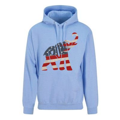 President Trump 2024 Republican Elephant Trump Supporter Gift Unisex Surf Hoodie