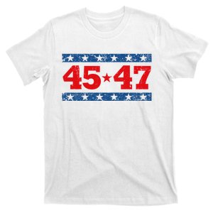 Pro Trump 2024 45th Potus 45=47 T-Shirt