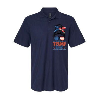 Pro Trump 2024 IM Still A Trump Girl I Make No Apologies Softstyle Adult Sport Polo