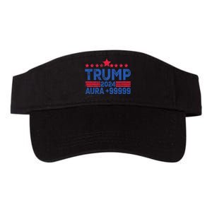 President Trump 2024 Aura +999999 Trump Fist Donald Trump Election 2024 Valucap Bio-Washed Visor