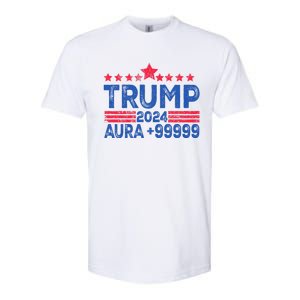 President Trump 2024 Aura +999999 Trump Fist Donald Trump Election 2024 Softstyle CVC T-Shirt