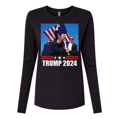 President Trump 2024 Election Vance Womens Cotton Relaxed Long Sleeve T-Shirt