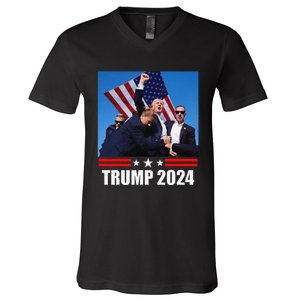 President Trump 2024 Election Vance V-Neck T-Shirt