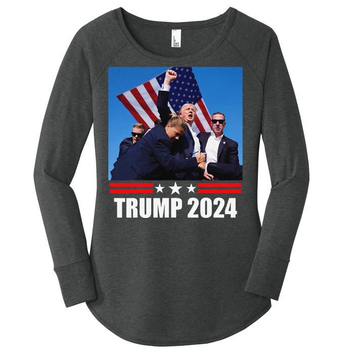 President Trump 2024 Election Vance Women's Perfect Tri Tunic Long Sleeve Shirt