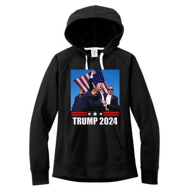 President Trump 2024 Election Vance Women's Fleece Hoodie