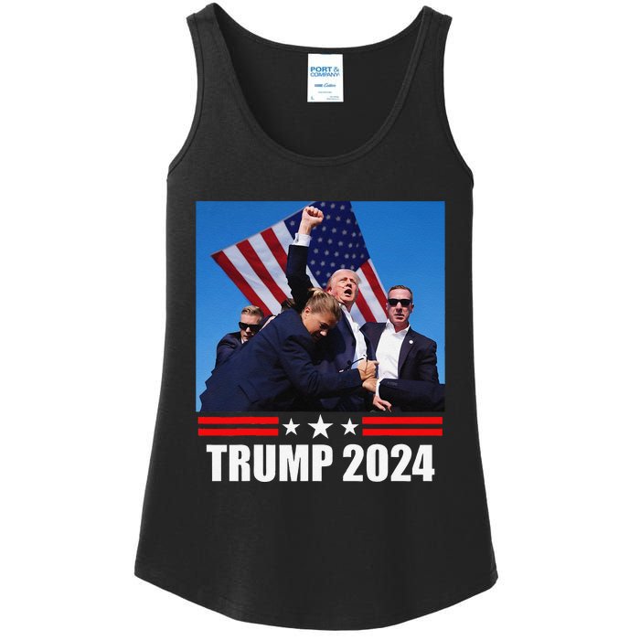 President Trump 2024 Election Vance Ladies Essential Tank