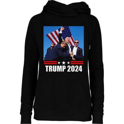 President Trump 2024 Election Vance Womens Funnel Neck Pullover Hood