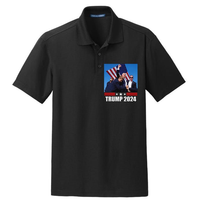 President Trump 2024 Election Vance Dry Zone Grid Polo