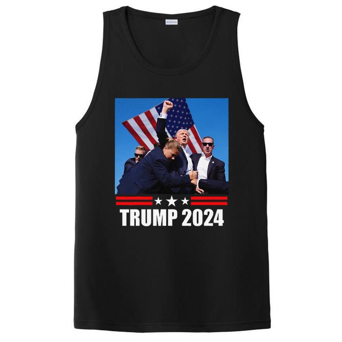 President Trump 2024 Election Vance PosiCharge Competitor Tank