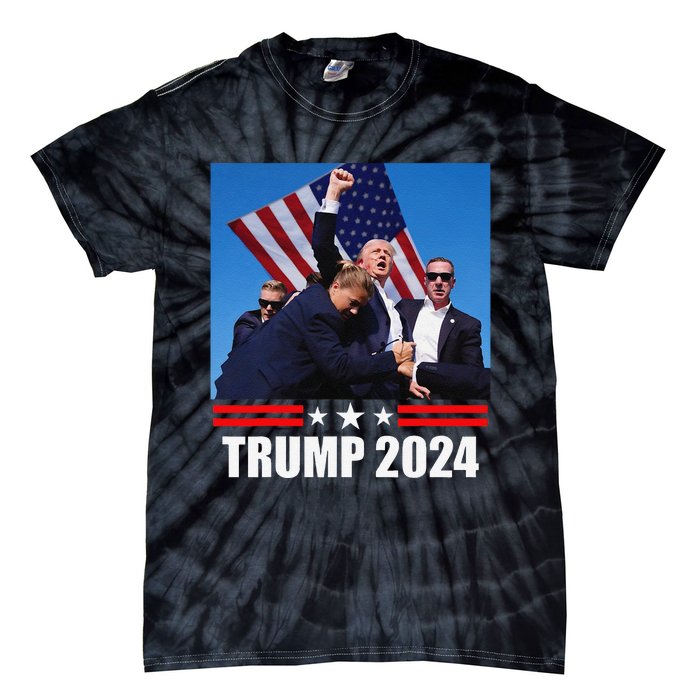 President Trump 2024 Election Vance Tie-Dye T-Shirt