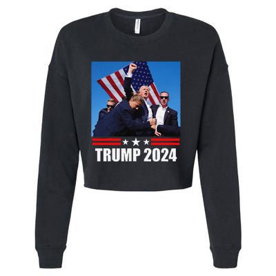 President Trump 2024 Election Vance Cropped Pullover Crew